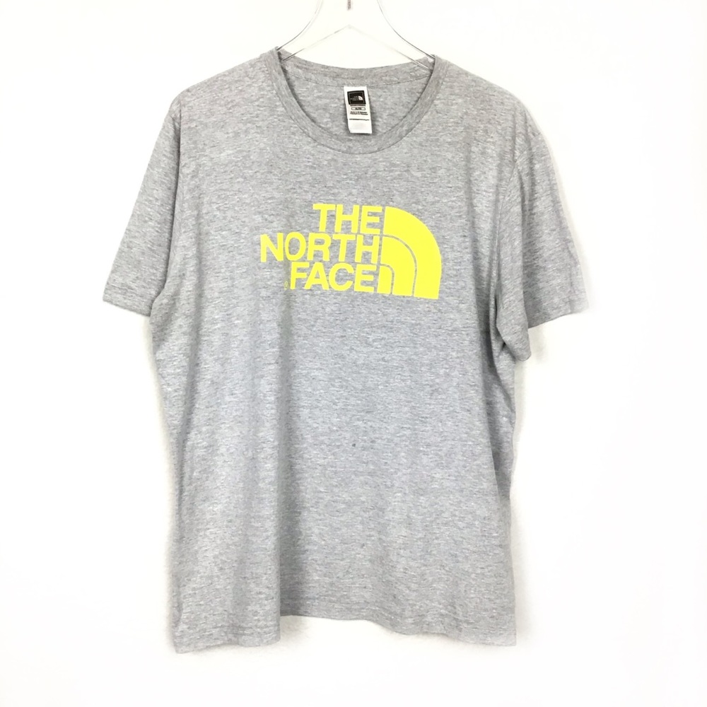 Men’s The North Face Grey w/Yellow SS Tee size XL